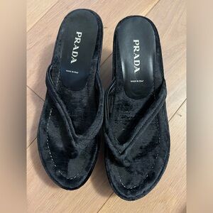 90’s Prada Platform Sandals (size 38)